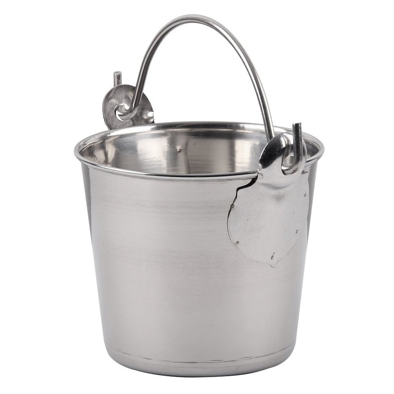 Lindy's 1-Quart Stainless Steel Bucket, Durable Seamless Bucket for Many Home Tasks, Carry Water or Milk, Fill with Food, Use as a Flower Pot, Cleaning Bucket, Table Centerpiece and Much More - Image 2